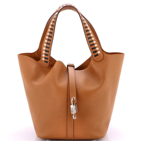 Hermes MM Picotin Lock Bag Tressage Epsom - Picture 1 of 6